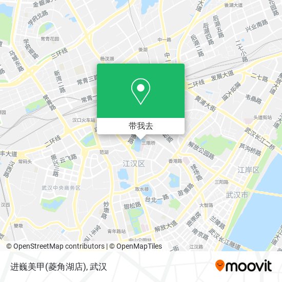进巍美甲(菱角湖店)地图