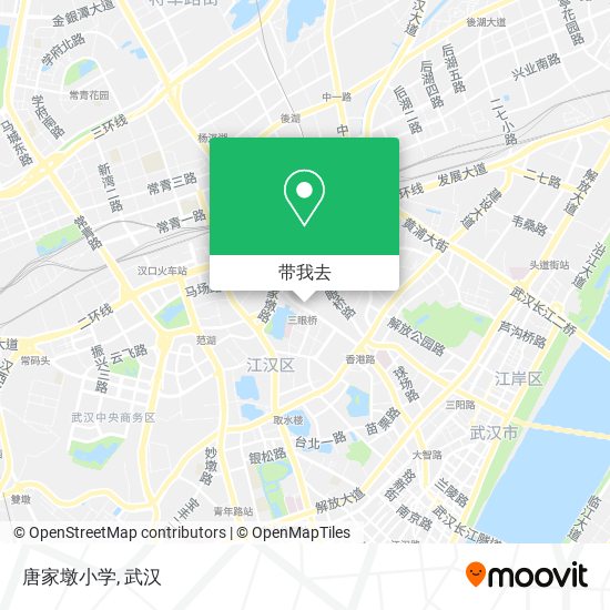 唐家墩小学地图