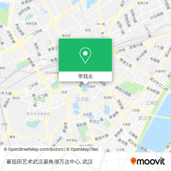 蕃茄田艺术武汉菱角湖万达中心地图