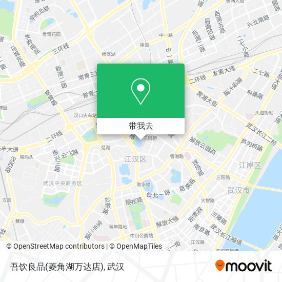 吾饮良品(菱角湖万达店)地图