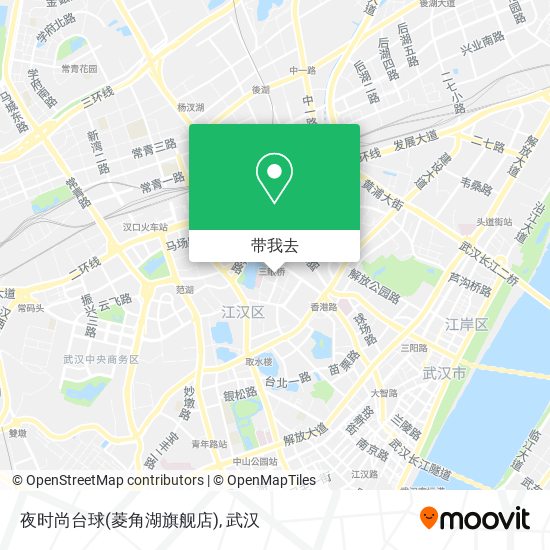 夜时尚台球(菱角湖旗舰店)地图