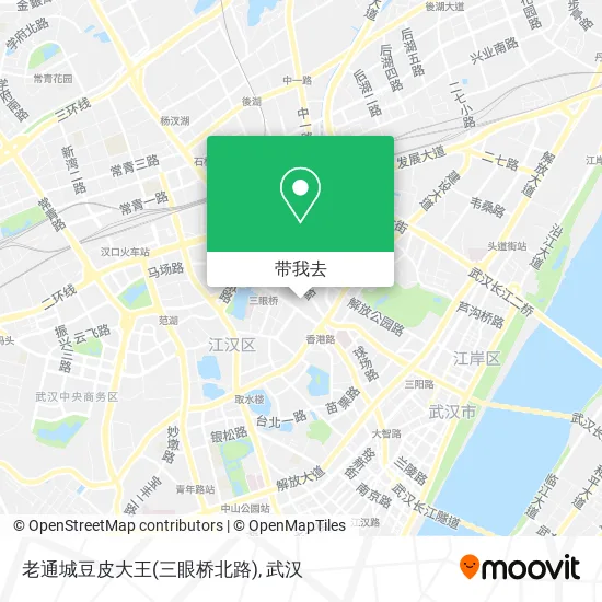 老通城豆皮大王(三眼桥北路)地图