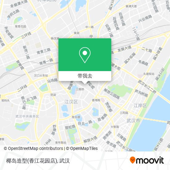 椰岛造型(香江花园店)地图