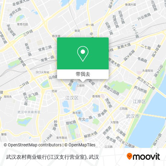 武汉农村商业银行(江汉支行营业室)地图