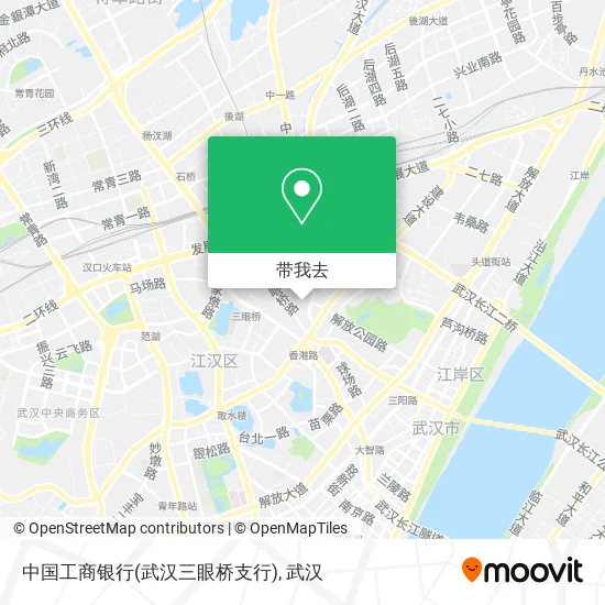 中国工商银行(武汉三眼桥支行)地图