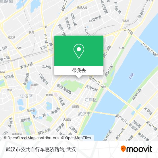 武汉市公共自行车惠济路站地图