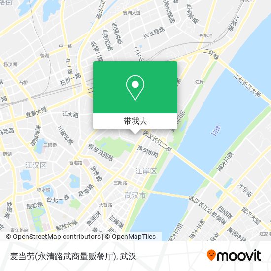 麦当劳(永清路武商量贩餐厅)地图