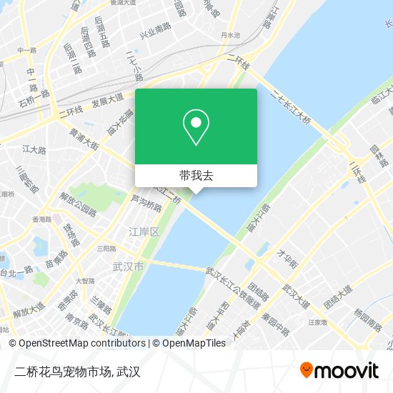 二桥花鸟宠物市场地图