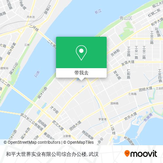 和平大世界实业有限公司综合办公楼地图