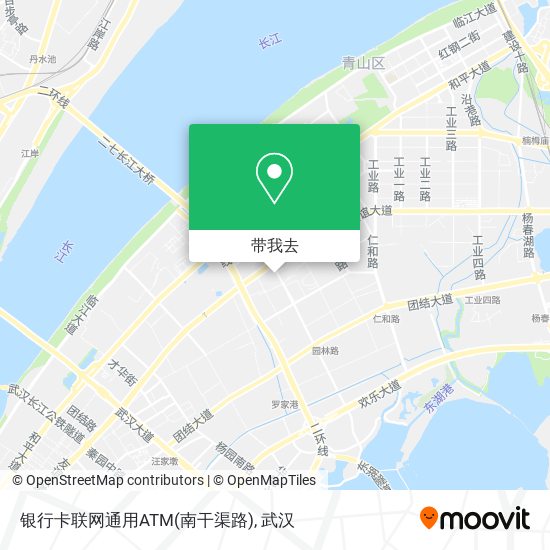 银行卡联网通用ATM(南干渠路)地图