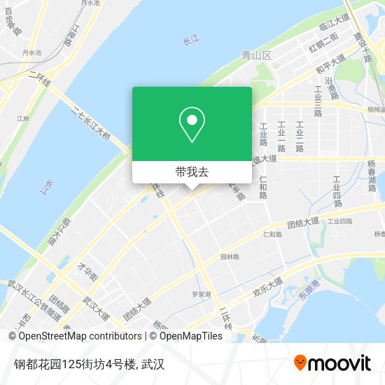 钢都花园125街坊4号楼地图
