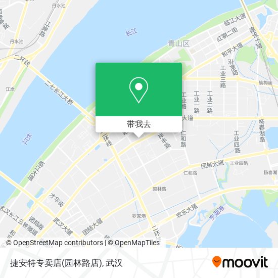 捷安特专卖店(园林路店)地图