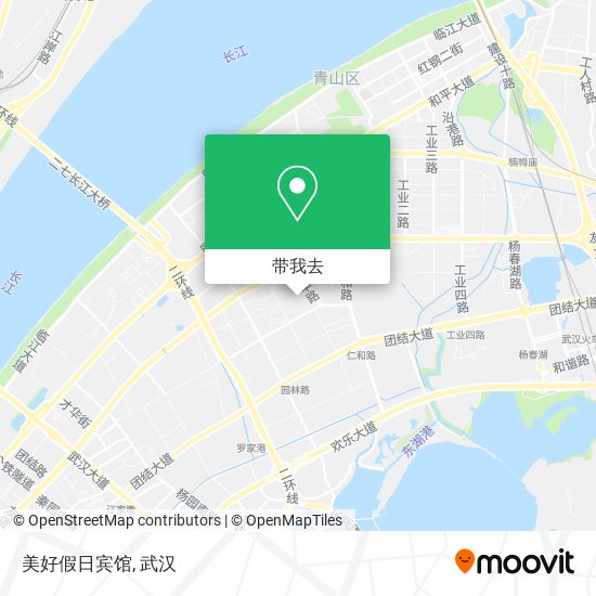 美好假日宾馆地图