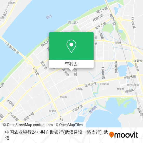 中国农业银行24小时自助银行(武汉建设一路支行)地图