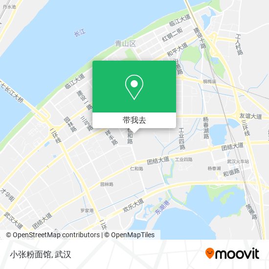小张粉面馆地图