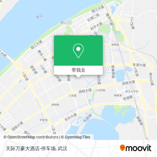天际万豪大酒店-停车场地图