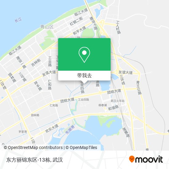 东方丽锦东区-13栋地图