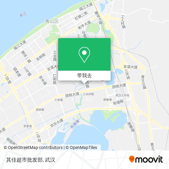 其佳超市批发部地图