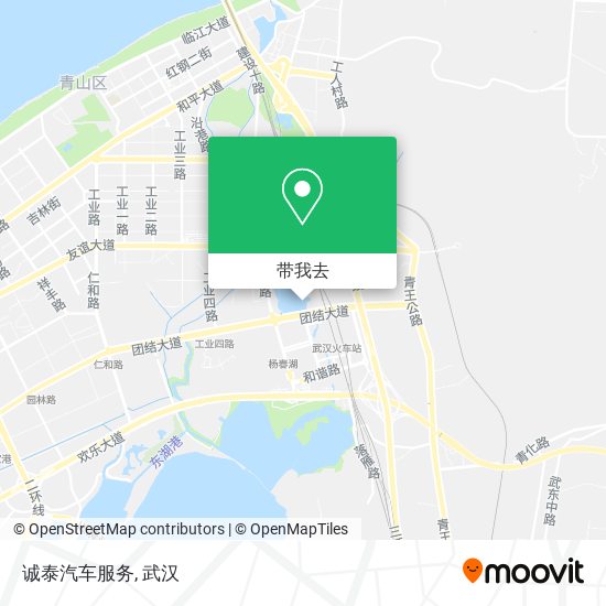 诚泰汽车服务地图