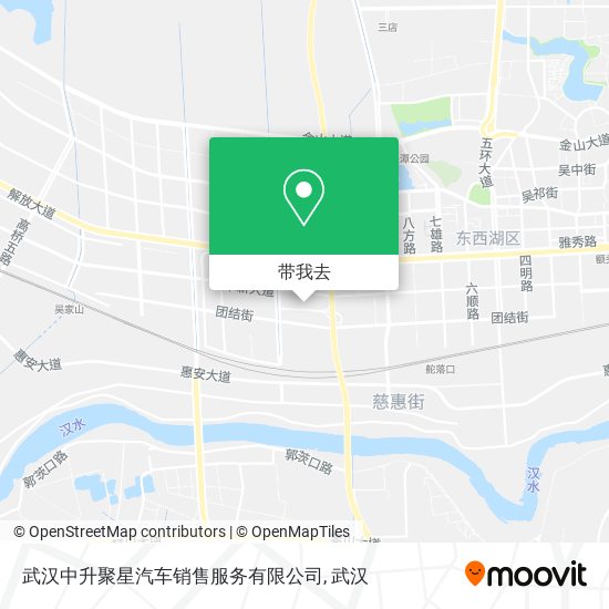 武汉中升聚星汽车销售服务有限公司地图