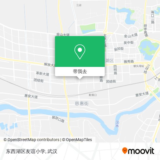 东西湖区友谊小学地图