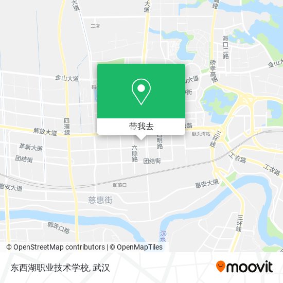 东西湖职业技术学校地图