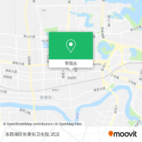 东西湖区长青街卫生院地图