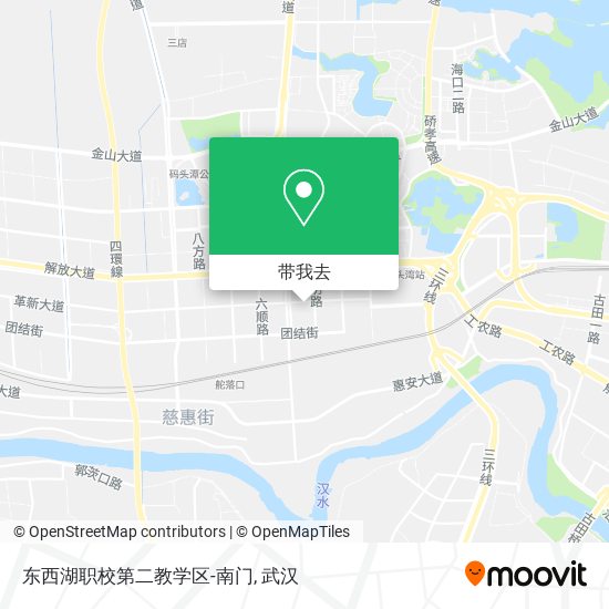东西湖职校第二教学区-南门地图