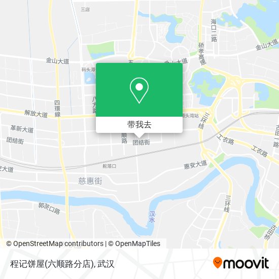 程记饼屋(六顺路分店)地图
