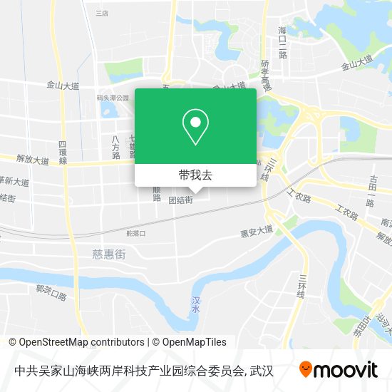 中共吴家山海峡两岸科技产业园综合委员会地图