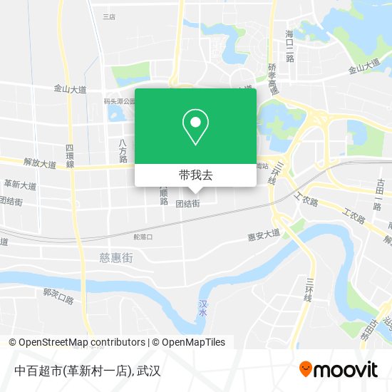 中百超市(革新村一店)地图