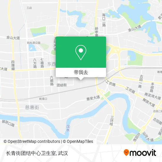 长青街团结中心卫生室地图