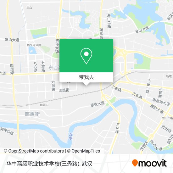 华中高级职业技术学校(三秀路)地图