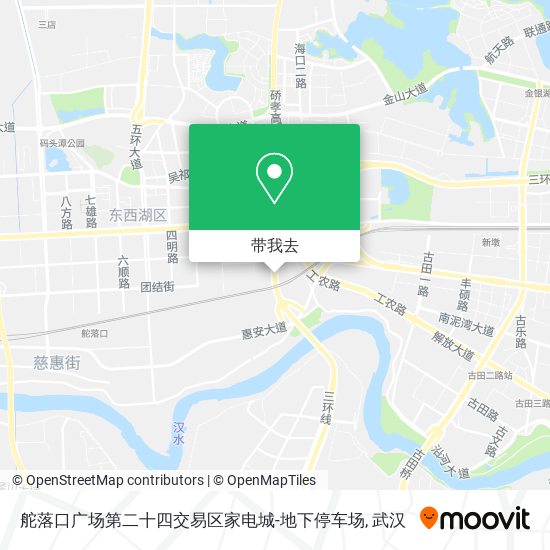 舵落口广场第二十四交易区家电城-地下停车场地图