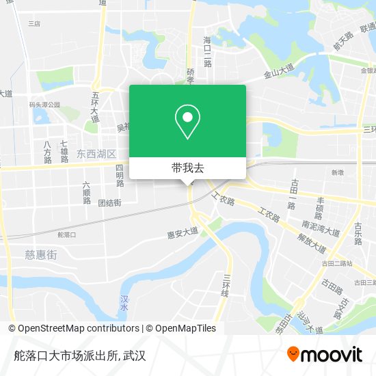 舵落口大市场派出所地图