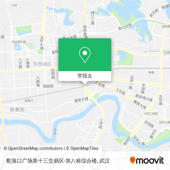 舵落口广场第十三交易区-第八栋综合楼地图