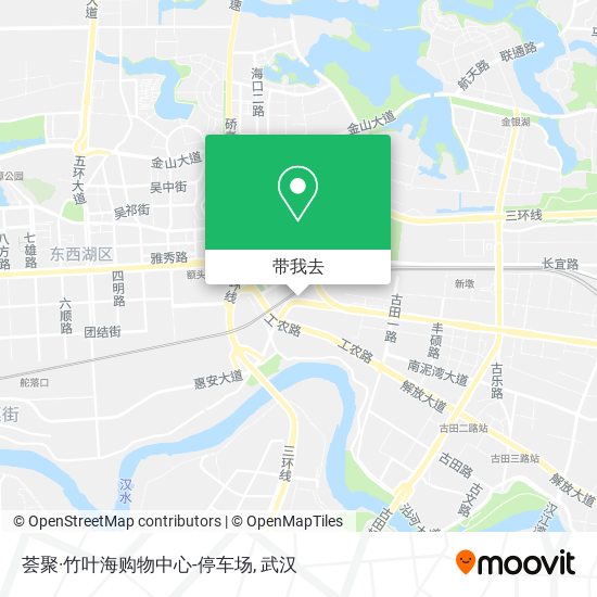荟聚·竹叶海购物中心-停车场地图