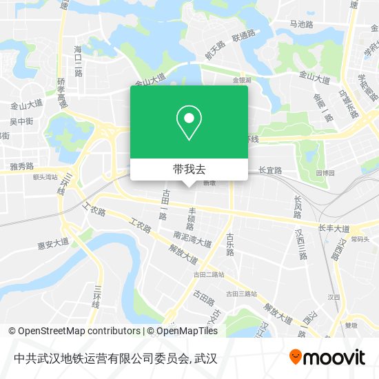 中共武汉地铁运营有限公司委员会地图