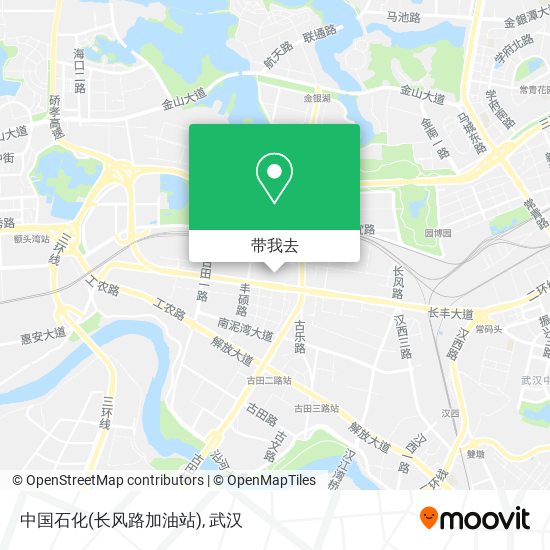 中国石化(长风路加油站)地图