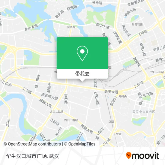 华生汉口城市广场地图