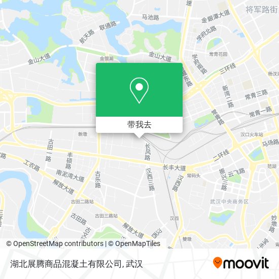 湖北展腾商品混凝土有限公司地图