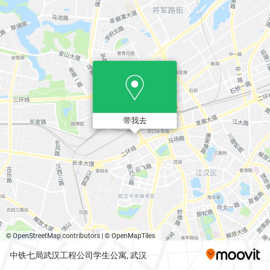 中铁七局武汉工程公司学生公寓地图