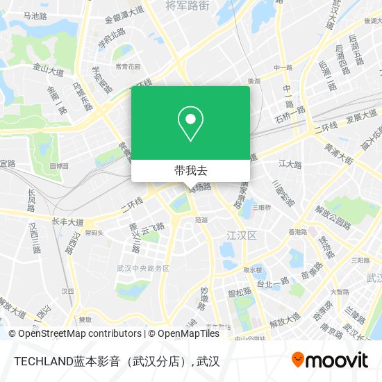 TECHLAND蓝本影音（武汉分店）地图