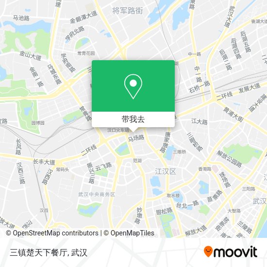 三镇楚天下餐厅地图