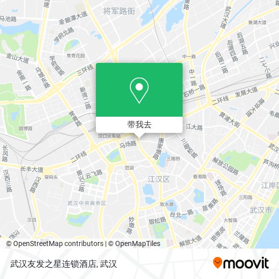 武汉友发之星连锁酒店地图