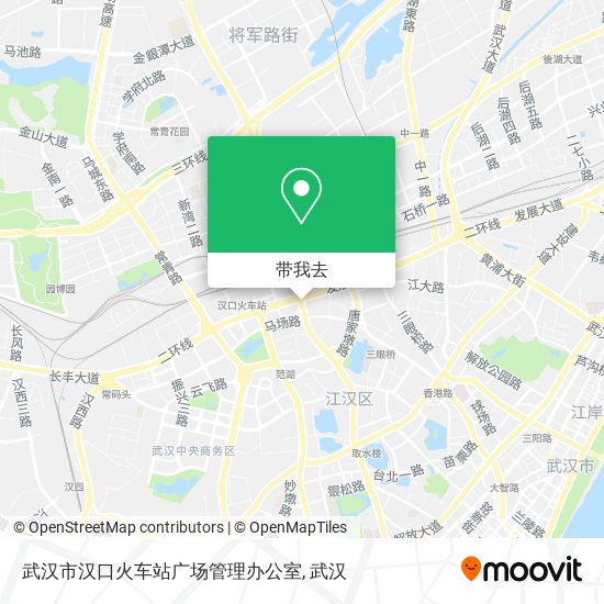 武汉市汉口火车站广场管理办公室地图