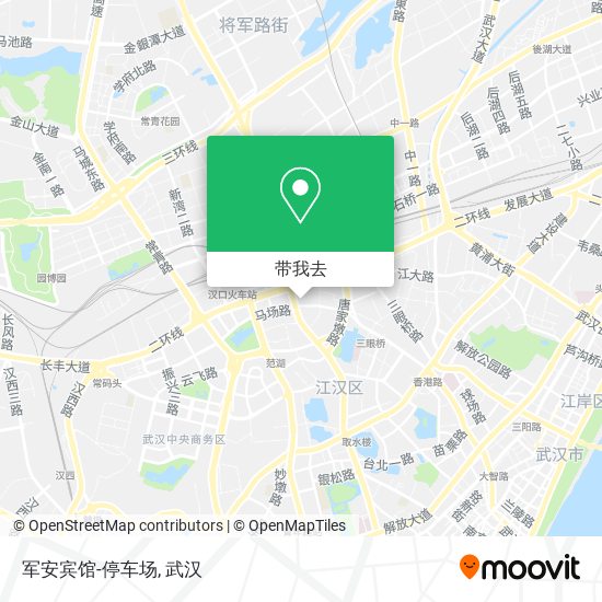 军安宾馆-停车场地图