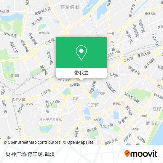 财神广场-停车场地图