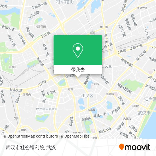 武汉市社会福利院地图