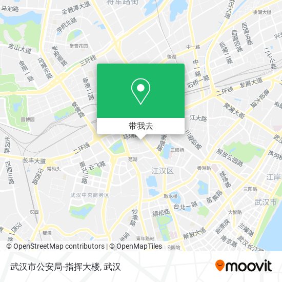 武汉市公安局-指挥大楼地图